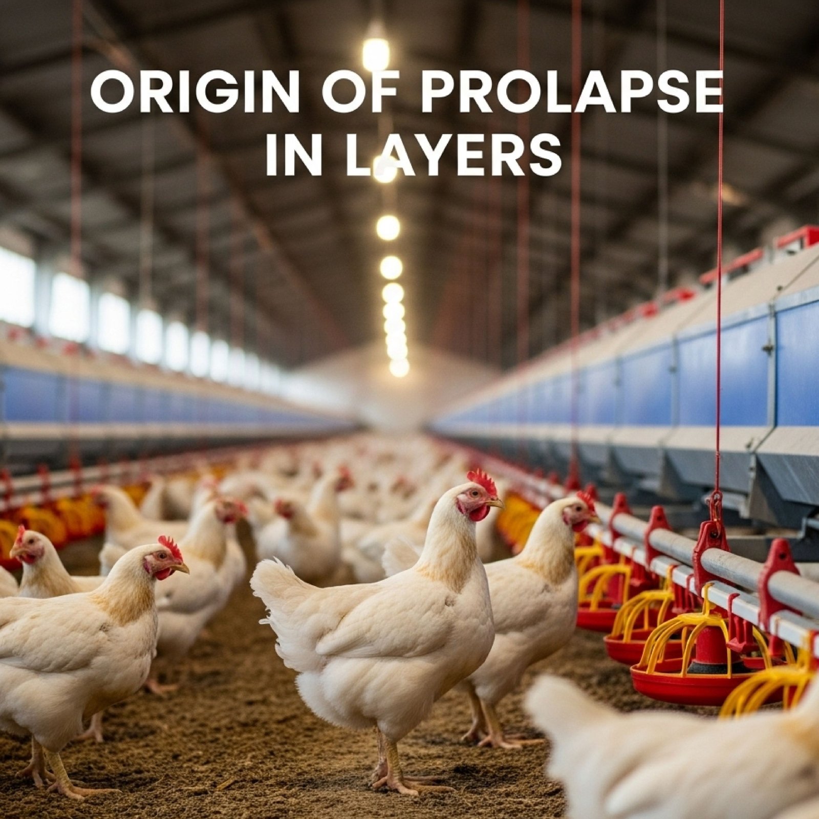 Prolapse in layers - proper feeding techniques